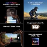 iPhone 16 Pro Max 1 TB: 5G Mobile Phone with Camera Control, 4K 120 fps Dolby Vision and a Huge Leap in Battery Life. Works with AirPods; Black Titanium